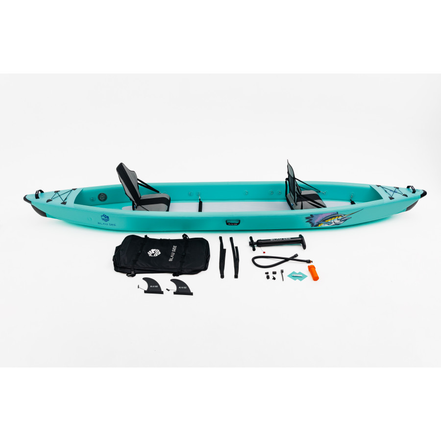 Надувной каяк двухместный Blau See Big Fish-2 Expedition