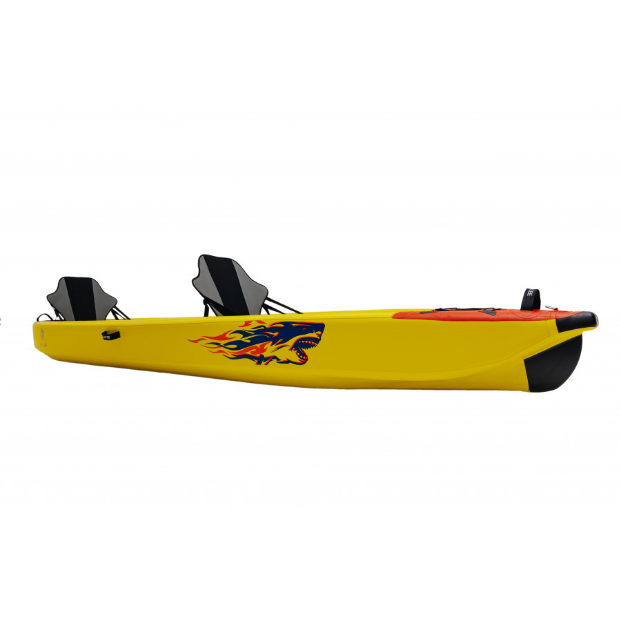 Надувной каяк двухместный Blau See Shark-2 Expedition