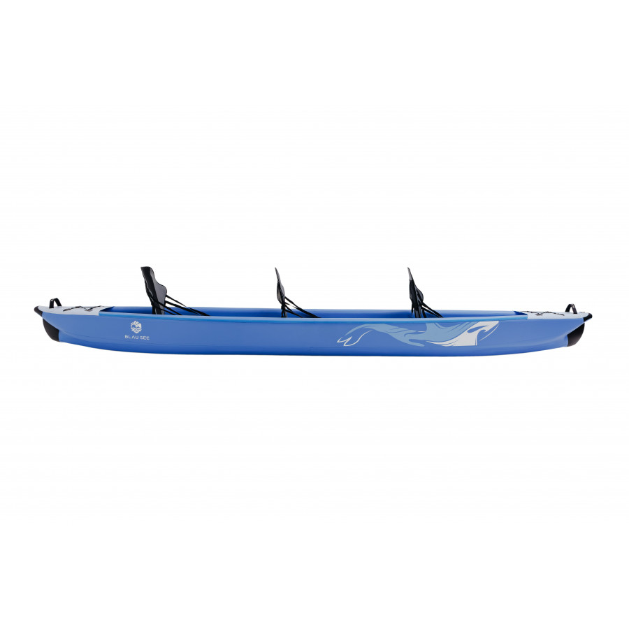 Надувной каяк трехместный Blau See Whale-3 